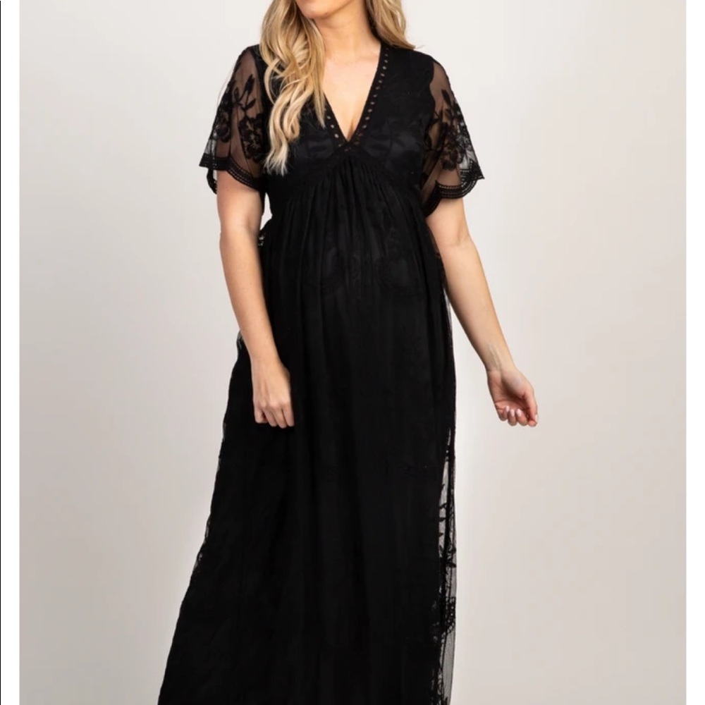 Maternity maxi dress
